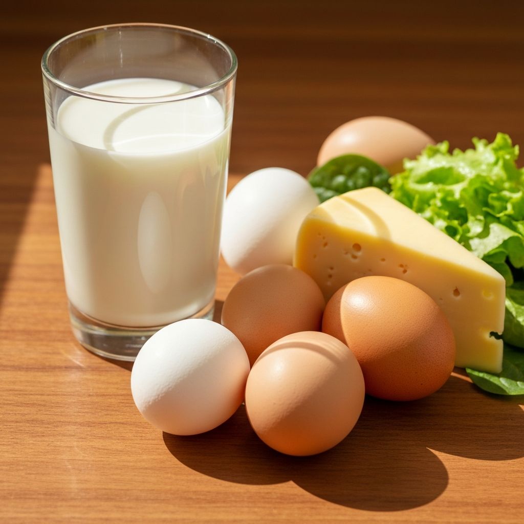 Riboflavin in dairy